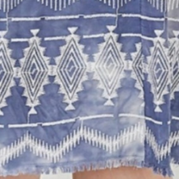 6TH & LANE Skirt - Boho With Frayed Bottom SZ.26W/ - Picture 2 of 2